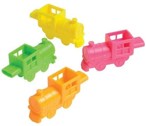 US Toy Mini Train Whistles, One Dozen Assorted