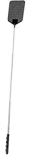 PEARL Fliegenpatsche: Extralange Teleskop-Fliegenklatsche, ausziehbar bis 74 cm (Fliegenklatsche mit Teleskopstiel, groß, Motten)