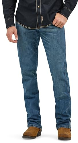 Wrangler herr retro avslappnad passform bootcut jeans, 33W / 30L