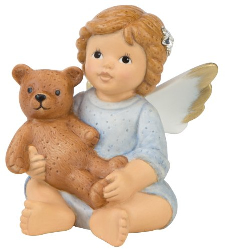 Goebel 66875204 Mein Kuschelfreund Figur, Porzellan, bunt, 6,5 x 7 x 7 cm
