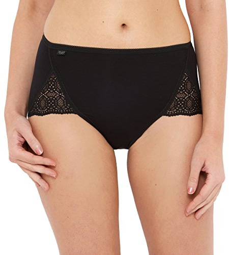 Sloggi Damen Pure Sense Luxe H Maxi C2P, Schwarz, 44 EU