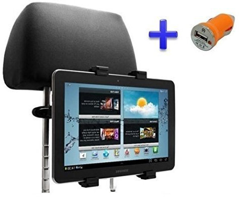 Theoutlettablet® Kopfstützenhalterung für Tablet Asus Zen Pad 10 (Z300C) / Memo Pad 10 (ME102A) 10,1 Zoll