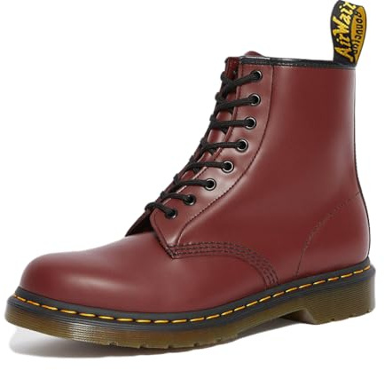 Dr. Martens 1460 - Botas con cordones para unisex, color rojo (cherry red), talla 43