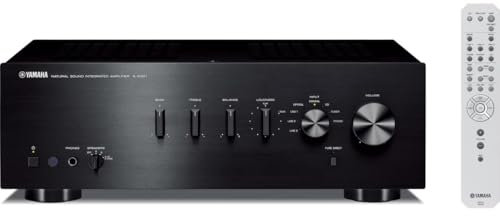 Yamaha A-S301BL Natural Sound Integrated Stereo Amplifier (Black)