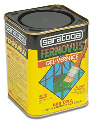 Vernice Gel Antiruggine Fernovus 750ml, Grigio Armatura Martellato, Saratoga