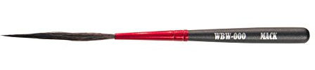 Andrew Mack Wizard Black Widow Scroll Striper Brush Series WBW Size 000