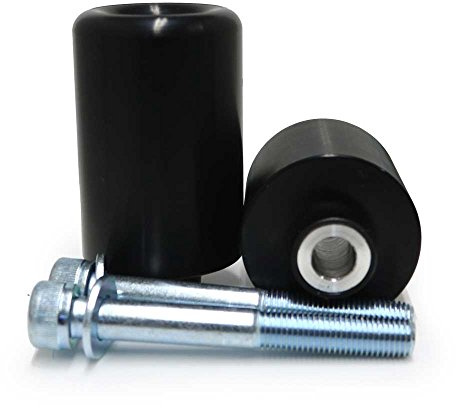Shogun USA Made Yam FZ6 FZ 6 2004 2005 2006 2007 2008 2009 2010 Black No Cut Frame Sliders Fits ABS & Non ABS Models - 750-6319