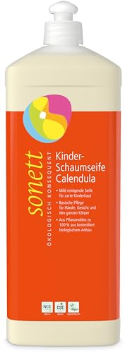 Sonett skumtvål för barn, kalendula, 1 liter
