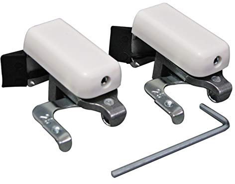 Plus-Klemmträger für Jalousien inkl. Dichtungspad (2 Stück) – Montage ohne Hohlräume in den Gummidichtungen Ihres PVC-/Kunststofffensters - ps QUICKFIX