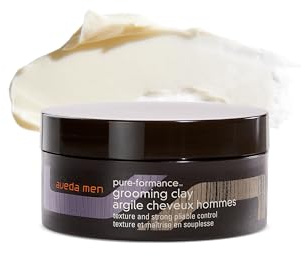 Aveda Men Pure-Formance Grooming Clay | Strong-Hold Hair Clay | Matte Finish | Lightweight