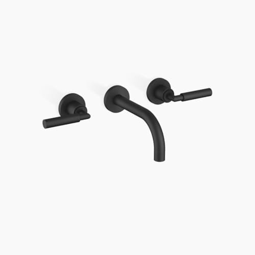 Dornbracht – tara. Wall Basin Mixer Matt Black 36707882 – 33 – Lamp 160 mm Rigid