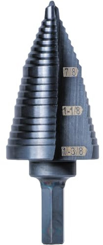 Step Drill Bit #15 Double Fluted 7/8 To 1-3/8-Inch KLEIN TOOLS KTSB15