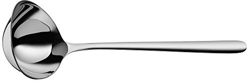 WMF Flame Plus Suppenkelle 23,5 cm, Saucenlöffel, Schöpflöffel, Schöpfkelle Cromargan protect Edelstahl poliert, kratzbeständig, spülmaschinenfest