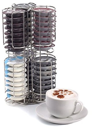 Kabalo Stainless Steel 48 Coffee Pod Capsule Holder Dispenser Stand for Tassimo