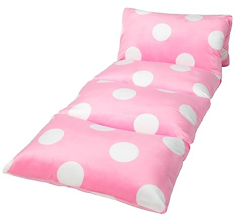 Butterfly Craze Floor Pillow Case, Mattress Bed Lounger Cover, Polka Pink, King Size - Cozy Seating Solution for Kids & Adults, Recliner Cushion, Perfect for Reading, TV Time (Pillow Not Included)