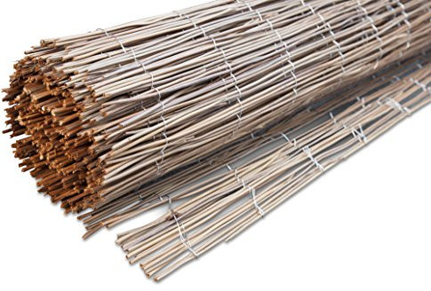 Windhager 06631 Natte Brise Vue Osier Naturel Marron 1,5 x 3 m