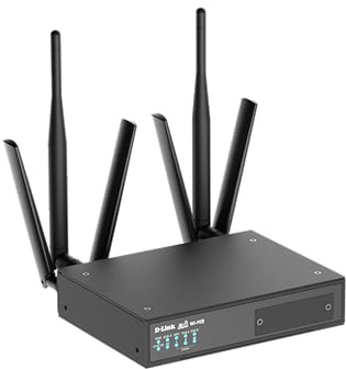 D-Link DWM-550-G 5G M2M Industrial Router | Dual SIM Failover, 5G NR & 4G LTE, Wi-Fi 6 AX1800, VPN Security, -30~70°C Rugged Design, Multi-WAN with Auto Failover & Load Balancing