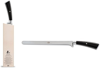 Coltellerie Berti - Insieme - Coltello da prosciutto - Ceppo magnetico + coltello cucina forgiato (brevettato)