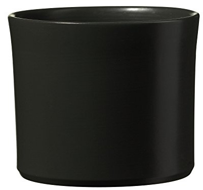Soendgen Keramik Blumenübertopf, Miami, anthrazit, 20 x 20 x 17 cm, 0525/0020/0207