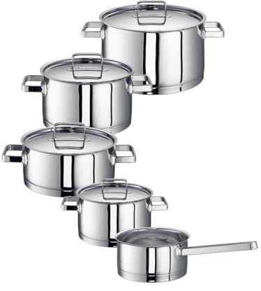 Rohe Germany 250091-05 Meister-Set Chiara, 5-teilig, Silber