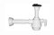 Sifone PVC 1 via con piletta e scarico lavatrice con canotto 11/4