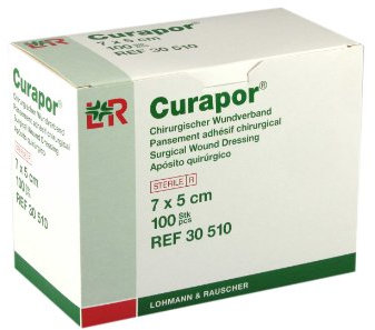Lohmann & Rauscher CURAPOR Wundverband 7x5cm steril, 100 St