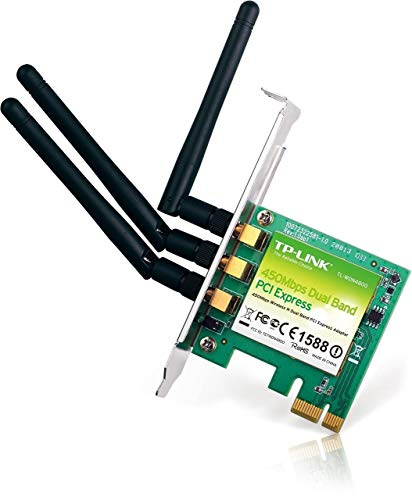 TP-LINK TL-WDN4800 N900 Dual Band Wireless PCI Express Adapter with Three Antennas