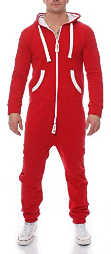 9t5 Herren Jumpsuit Farbauswahl Jogging Anzug Trainingsanzug Einteiler Overall