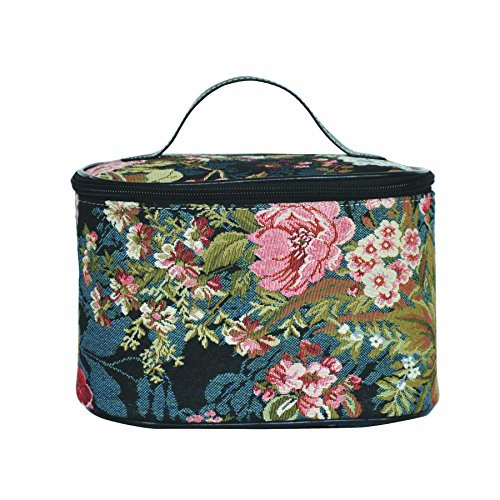Signare Gobelin Kulturbeutel Make-up Kosmetiktasche für Frauen mit William Morris Design