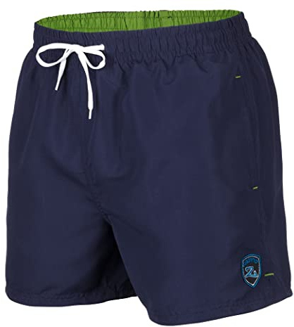 ZAGANO Badeshorts Herren 5106 Badehose Männer Polyester kurz lang S-6XL | Made in EU Innenslip einfarbig schnelltrocknend leicht robust bequem für Strand Pool Urlaub Sommer Meer Sport Freizeit