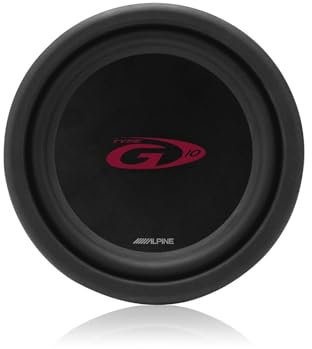 Alpine SWG-1044 500W 10 inch High Performance Subwoofer
