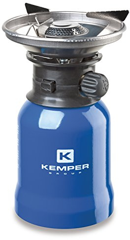 K KEMPER GROUP FORNELLO Portatile in Metallo Piattello Antivento