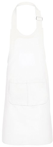 SOLOS Kinder Unisex Schürze Gala, Lang (Einheitsgröße) (Weiß)
