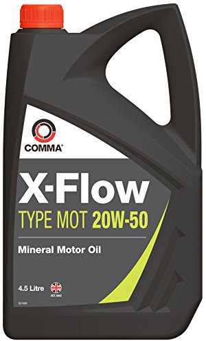 Comma XFMOT1G X-Flow Type Mot 20W50 Mineral Motor Oil , 4.5 Liter