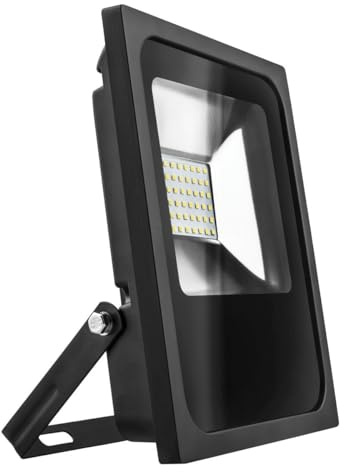 plano M281161 - Proyector led matel Plata 10w luz fría