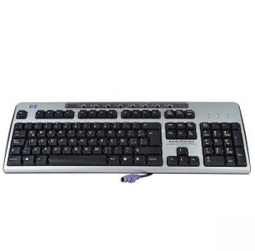 HP - TASTIERA NERO & ARGENTO PS/2 - KB-0316