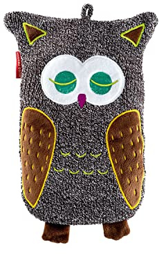 Hugo Frosch Öko-Wärmflasche Kinder 0,8 l mit weichem Tierbezug