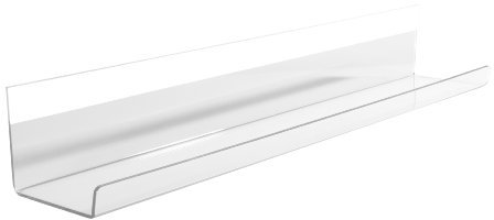 SIGEL GL198 Stifteschale für Boards, 50 cm, Acryl glasklar, Artverum