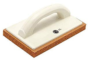 Frattone In Gomma Spugna Supporto E Manico In Pvc. Spessore Gomma Mm.20. Adatto Per Intonaci.