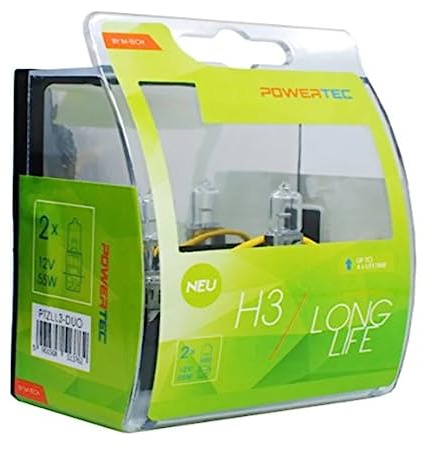 M-Tech PTZLL3-DUO H3 Halogen Birne 55 W Long Life, Anzahl 2