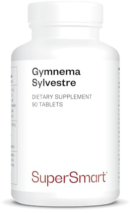 Gymnema Sylvestre - Soutien Naturel du Métabolisme du Sucre - SuperSmart | Aide à Réguler la Glycémie et au Contrôle du Poids - Feuilles de Gymnema - Vegan