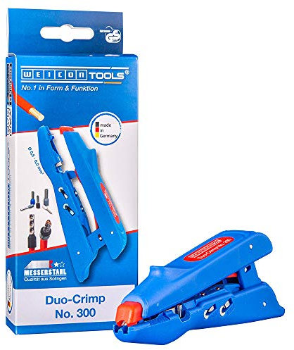 WEICON TOOLS Duo-Crimp No. 300 | Multifunktions-Abisolierer mit Seitenschneider und Crimpfunktion
