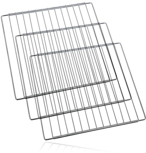 Spares2go Grille chromée à largeur réglable pour cuisinière/four Indesit (lot de 1, 2 ou 3 grilles). 3 Shelves
