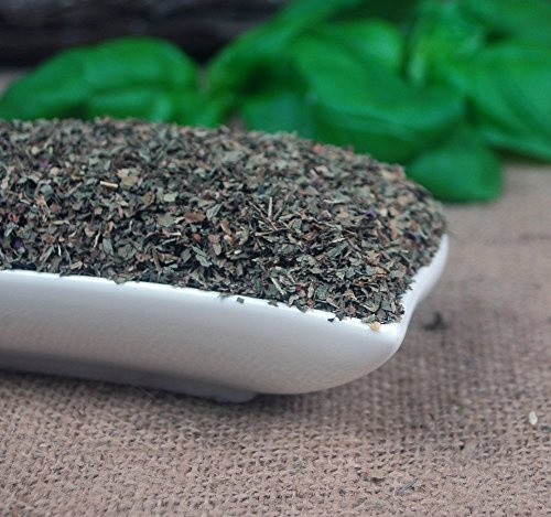 Naturix24 – basilika blad, basilika räfflad – 250 g påse