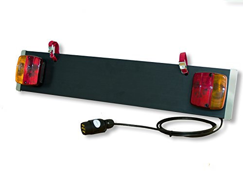 Menabo 000027600000 Portatarga con Fanali per Portabici Posteriori