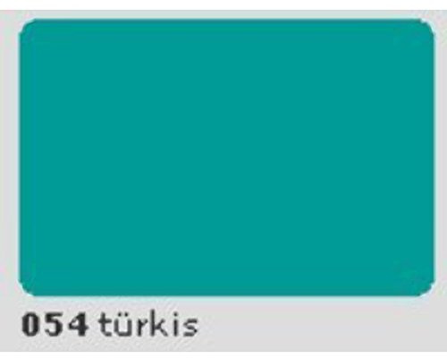 Oracal 651 Plotterfolie PVC Folie 63cm x 5m türkis 054 Außenbereich
