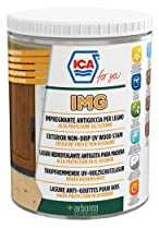 Ica For You IMG04 - Impregnante Antigoccia All'Acqua per Legno, Penetra nel Legno e lo Protegge, Facile da usare e non cola, Castagno, 2.5 L - IMG04-0250