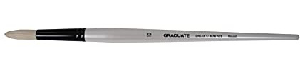 Daler Rowney Graduate Pincel Pelo Cerda Redondo Mango Largo Nº10