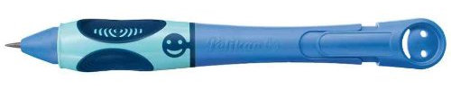Pelikan 5 Stück Druckbleistift griffix Klick im Voraus für Linkshänder mit 3 Minen HB Körper blau