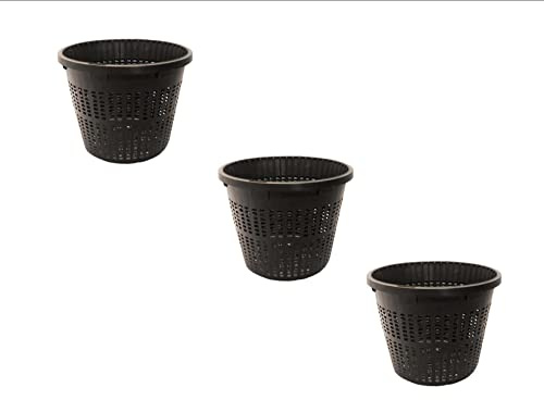 PondH2o 5 Round Garden Pond Plastic Mesh Plant Basket, 3 Pack